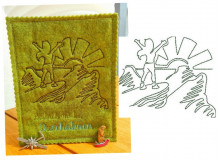 Stickserie - Hiking Wandern Line Art 2